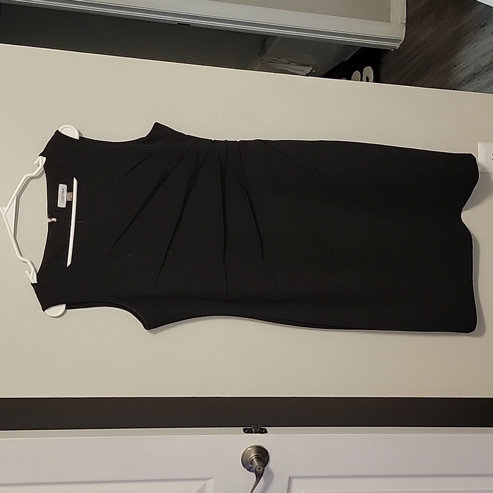Calvin Klein starburst pencil dress